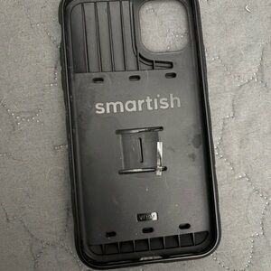 Smartish Black Phone Case with Card holder